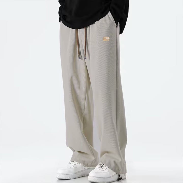 👖 Pantaloni largi de vară de mătase de gheață Pantaloni pentru bărbați