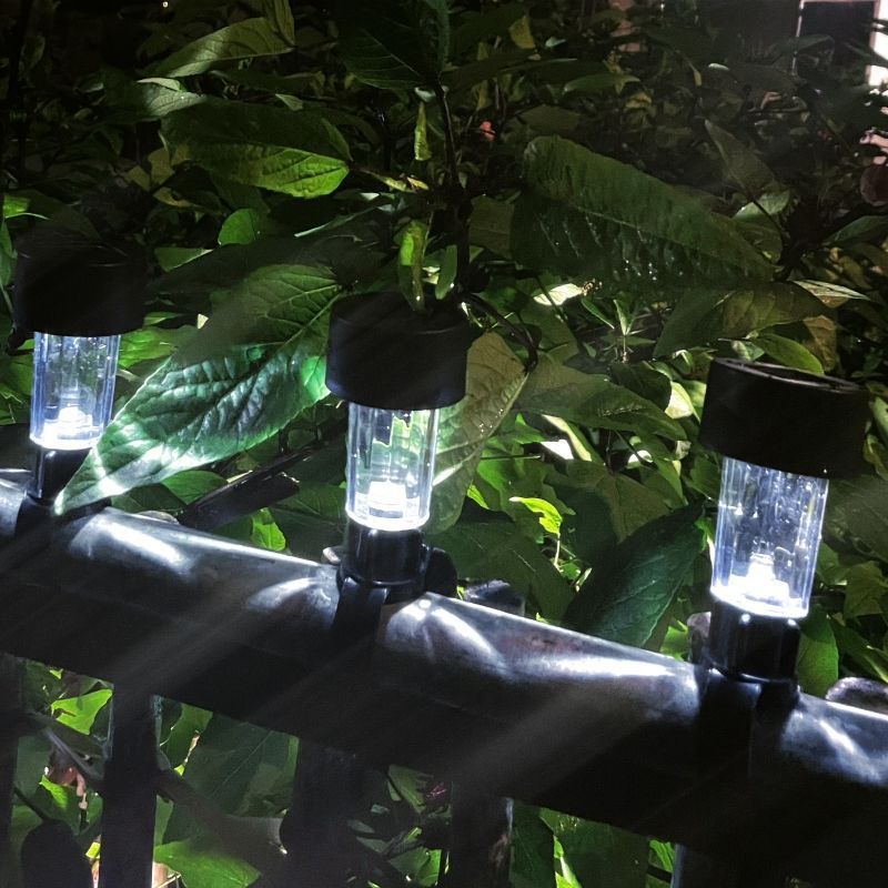 ✨✨【8 bucăți 】💡Lumini solare de grădină exterioare, lumini de gazon, iluminat decorativ