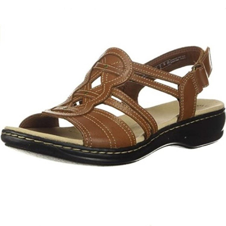 👡【35-43】Sandale moi și confortabile din piele pentru femei.