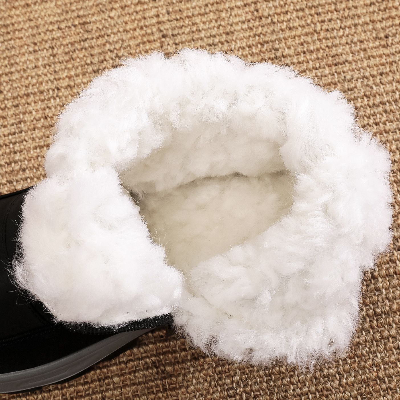 🔥【39-45】👟Cizme de zăpadă impermeabile din bumbac pentru bărbați❄️Lână pură
