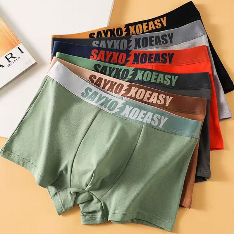 🔥【L-5XL】Pantaloni boxer pentru bărbați 100% bumbac 7A antibacterian, respirabili și confortabili