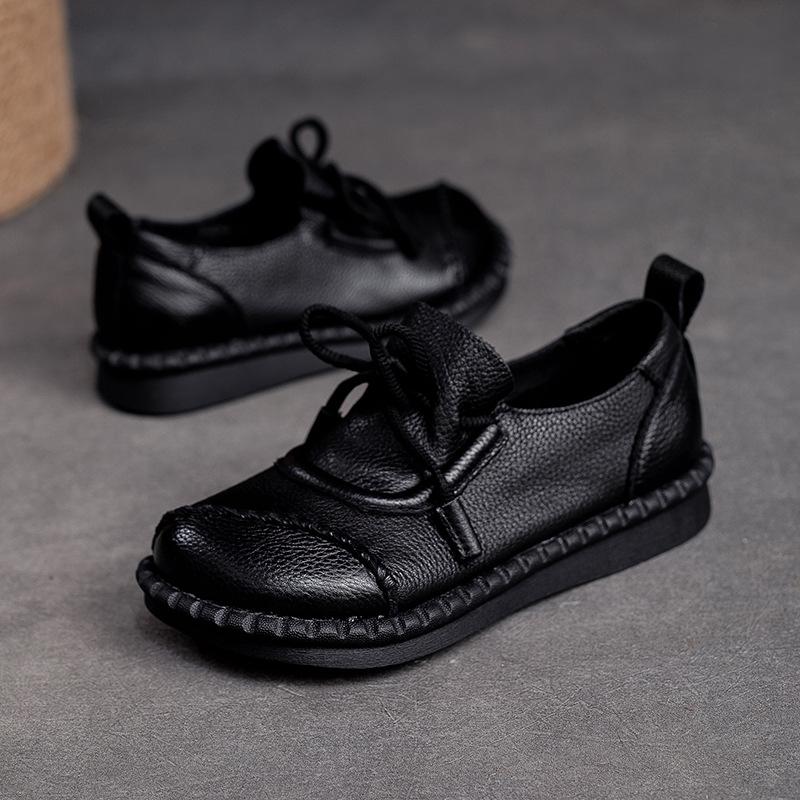 👡【35-40】Pantofi din piele moale de înaltă calitate, confecționați manual