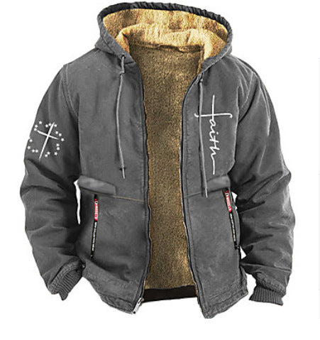 🔥【45% OFF】【S-3XL】La modă pentru bărbați, toamnă și iarnă, sacou îngroșat de catifea lejeră