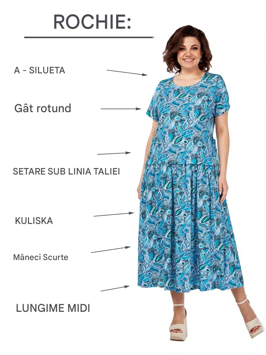 🥰【S-5XL】Rochie nouă, elegantă, din șifon de înaltă calitate.