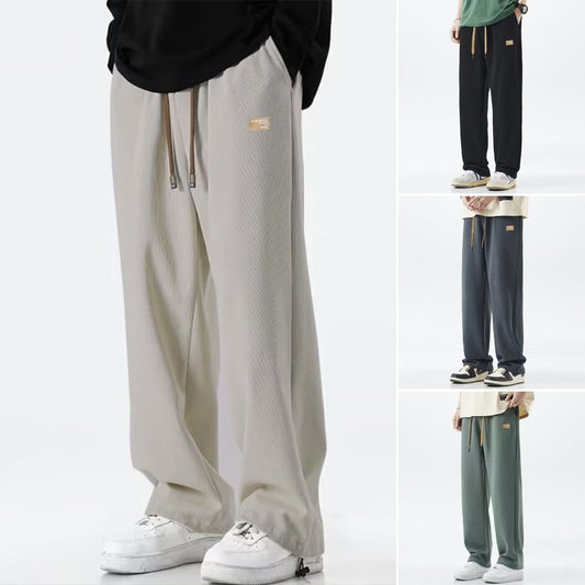 👖 Pantaloni largi de vară de mătase de gheață Pantaloni pentru bărbați