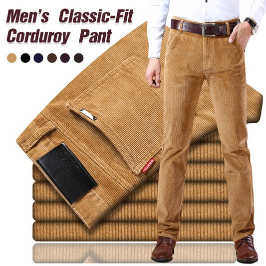 🏆 Najbolje prodajana. Moške žametne hlače klasičnega kroja