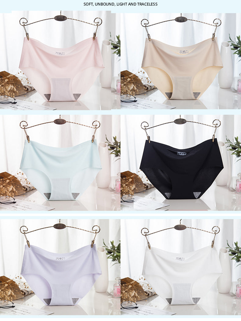 😍🛒【6 piese】Lenjerie de corp fără cusături din mătase de gheață