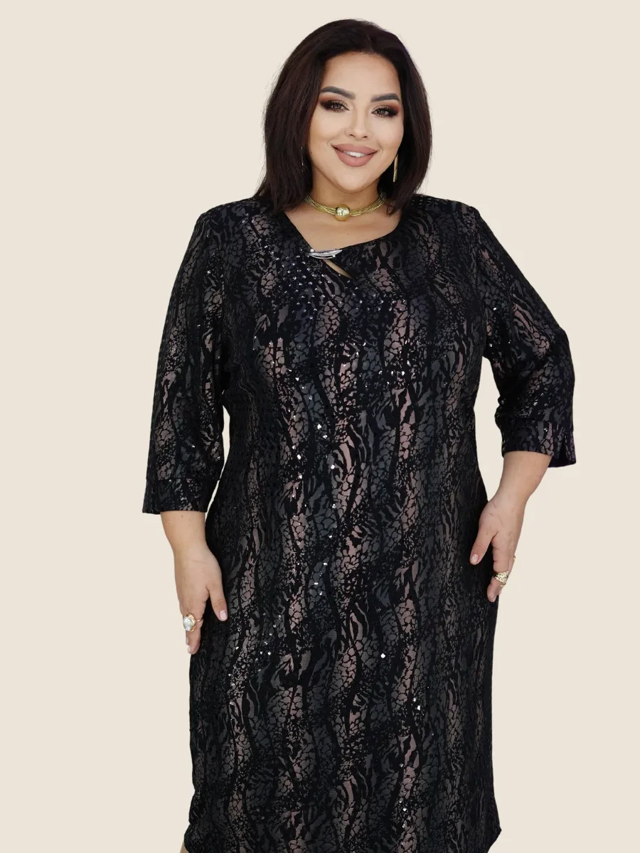 👗【40KG-120KG】【S-5XL】2025 Rochie rafinata de marime mare
