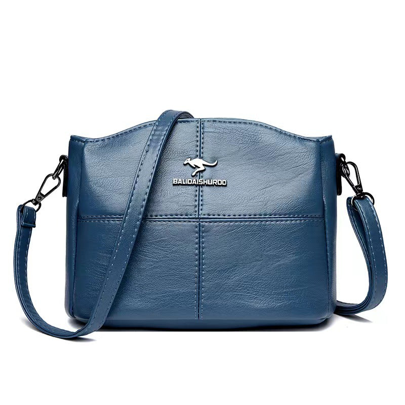 🔥【Cumpărați 1, primiți 1 gratuit】👜👜 Geantă de umăr din piele naturală, în stil nou, retro lucrată manual, la modă și versatilă