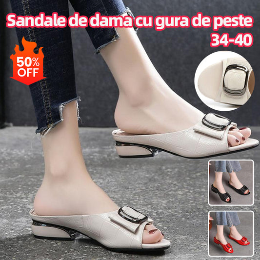 ❤🌷【34-40】Papuci super comozi pentru gura de pest