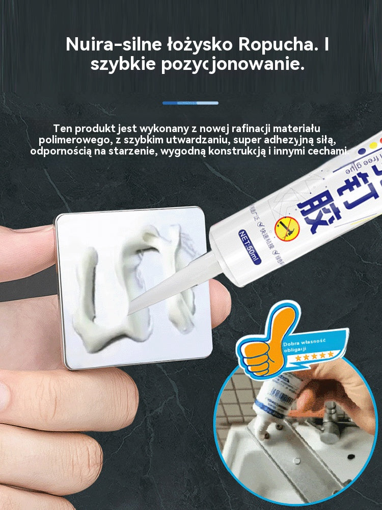 👍🔥【Cumpărați 2, primiți 2 gratuit】Adeziv practic multifuncțional, fără cuie: impermeabil, nu necesită găurire, poate fi utilizat pe metal, plastic, gresie, ceramică, sticlă și lemn.
