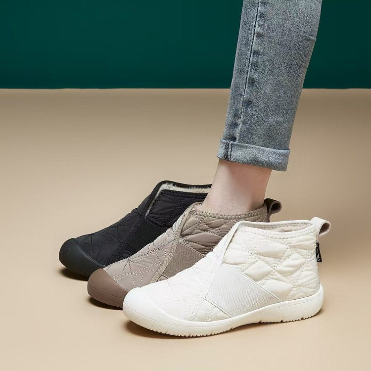 ✨👢【35-42】Nové měkké, pohodlné, teplé a voděodolné dámské bavlněné boty na podzim a zimu