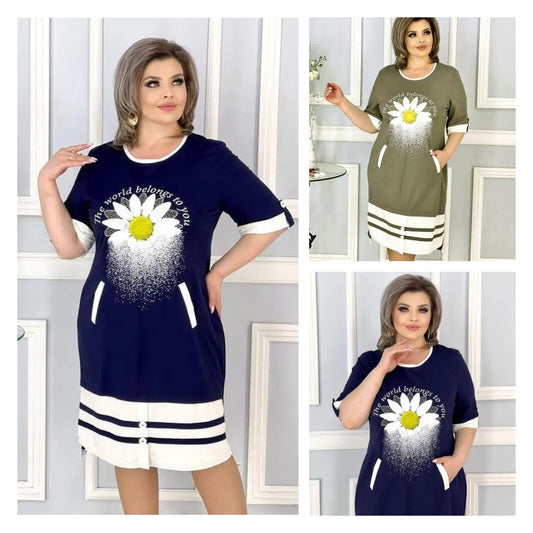 💟【S-5XL】👗 Nové módne pohodlné športové šaty 