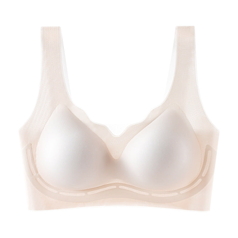 💁‍♀️✨【2 piese】Sutien de vară ultra-subțire, răcoros, fără cusături, mătase rece respirabilă, spate confortabil și frumos.