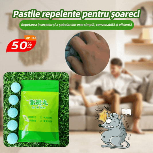 🙌【50 capsule】Pastile puternice repelente pentru șobolani, instrument magic repelent pentru și șobolani