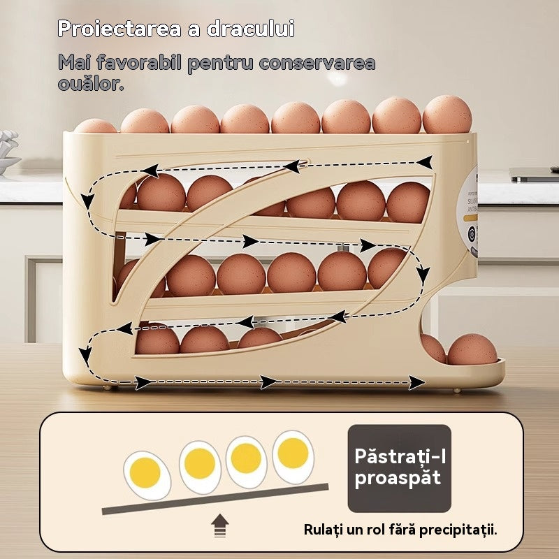🛒🥚🥚【Cumpără 1, primești 1 gratuit】Cutie glisantă pentru depozitarea ouălor, de calitate alimentară