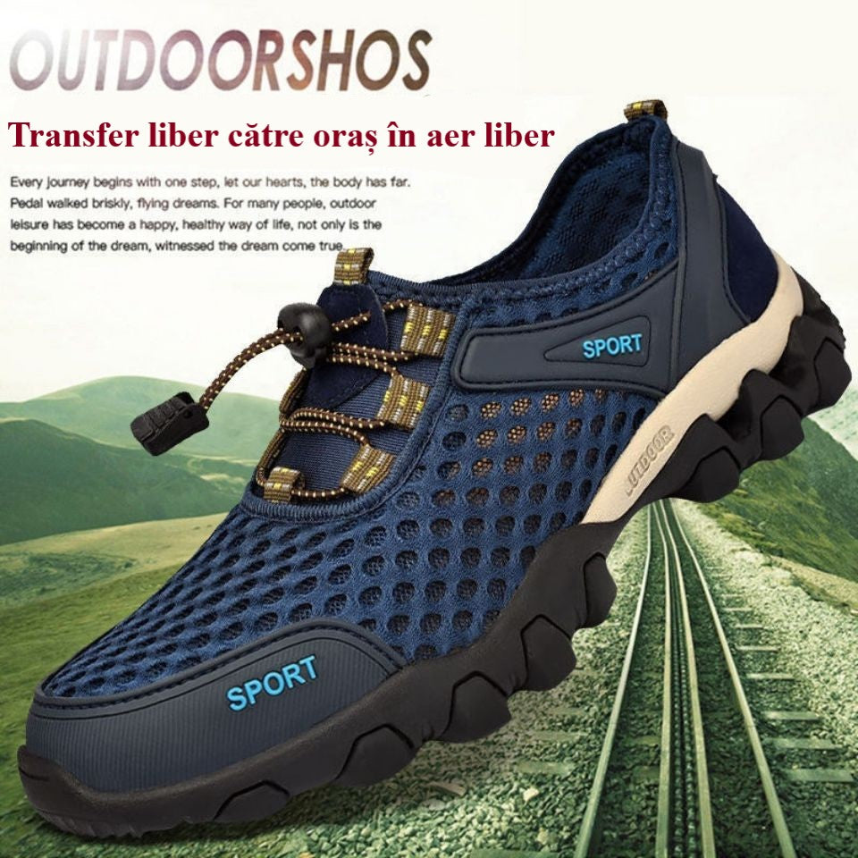 🪓【39-44】👟 Încălțăminte de drumeție din plasă respirabilă de vară 2025 pentru bărbați