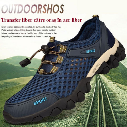 🪓【39-44】👟 Încălțăminte de drumeție din plasă respirabilă de vară 2025 pentru bărbați