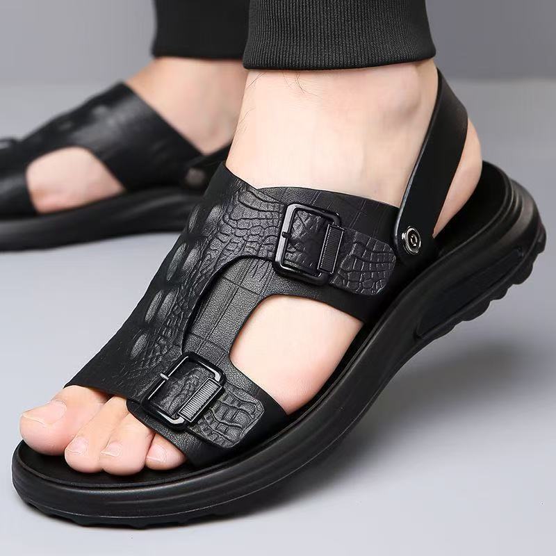 【38-44】Sandale casual pentru bărbați, cu fund moale, papuci de plajă antiderapanți