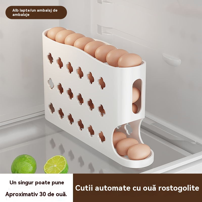 🛒🥚🥚【Cumpără 1, primești 1 gratuit】Cutie glisantă pentru depozitarea ouălor, de calitate alimentară