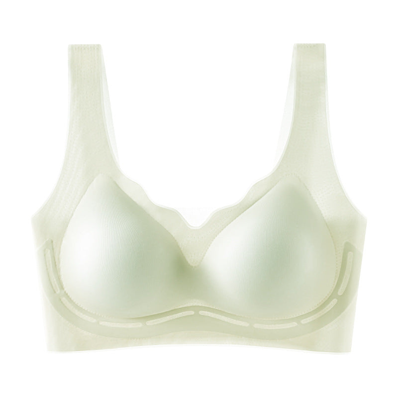 💁‍♀️✨【2 piese】Sutien de vară ultra-subțire, răcoros, fără cusături, mătase rece respirabilă, spate confortabil și frumos.