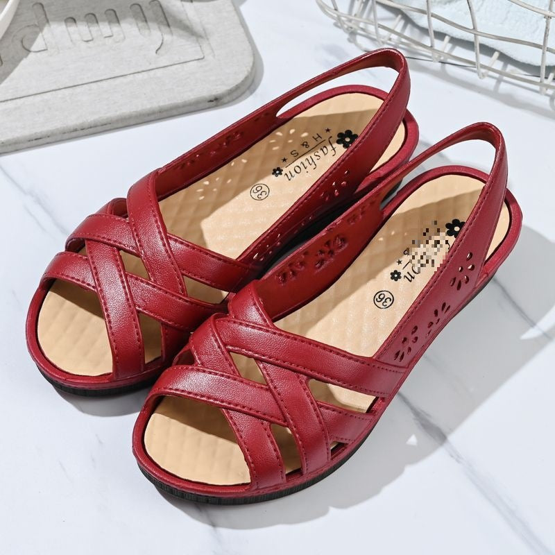 ✨😍【36-40】Nouă pereche de pantofi de vară, cu fund moale, confortabil, antiderapant și plat.