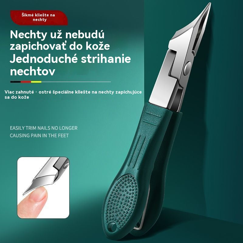 🙌【Komplet 3 kosov】✂️💅 Nove ultratanke poševne škarje za nohte, domača orodja za nego nohtov