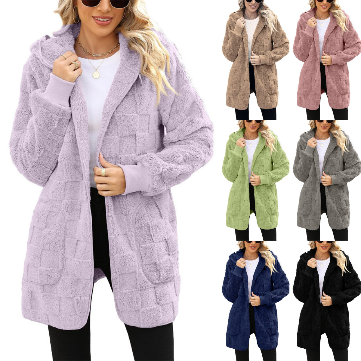 ☃️❄️【S-5XL】🌸Novost za zimsko sezono: ženska casual jakna s kariranim flisom