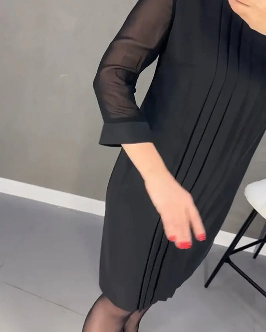 【S-3XL】Dámske elegantné temperamentné šaty, nová módna midi sukňa 