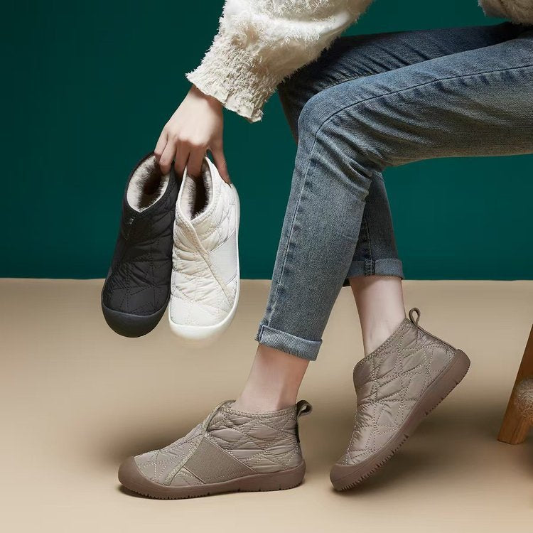 ✨👢【35-42】Nové měkké, pohodlné, teplé a voděodolné dámské bavlněné boty na podzim a zimu