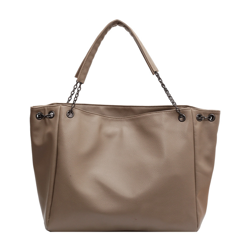 👜👝【Capacitate extra mare】Geantă de umăr din piele pentru femei, cu capacitate mare.