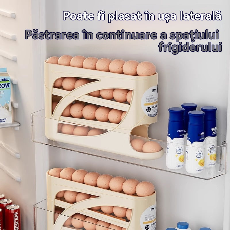 🛒🥚🥚【Cumpără 1, primești 1 gratuit】Cutie glisantă pentru depozitarea ouălor, de calitate alimentară