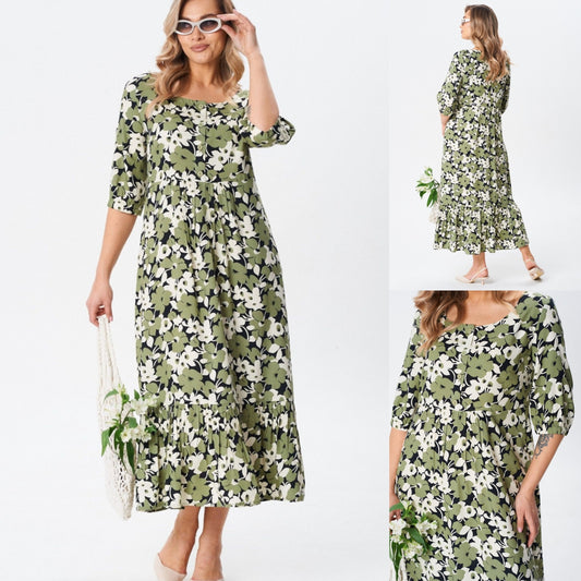 👗💕【S-5XL】Rochie lejeră din bumbac, mărimi mari | Confortabilă, vaporoasă, perfectă pentru vară