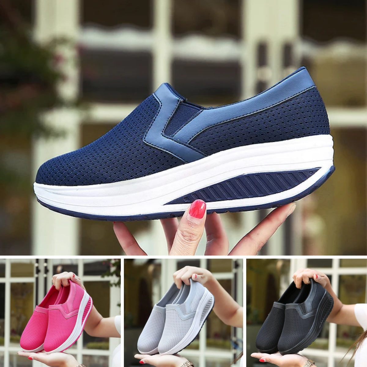 🩰🔥【35-42】Pantofi casual de damă cu platformă ortopedică