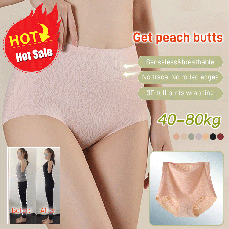 ✨【 6 bucati】【40-80KG】Chiloți modelatori 3D cu talie înaltă de calitate superioară