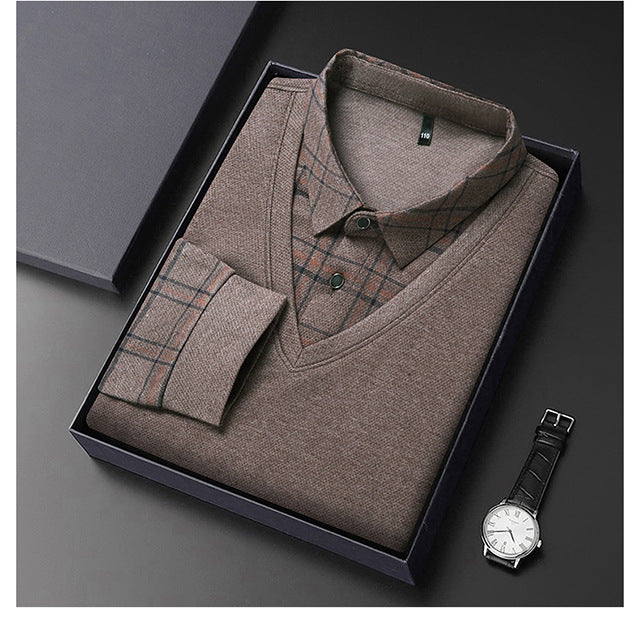 👔✔【M-4XL】Všestranné, ležérne, nežehliteľné POLO tričko s klopou 