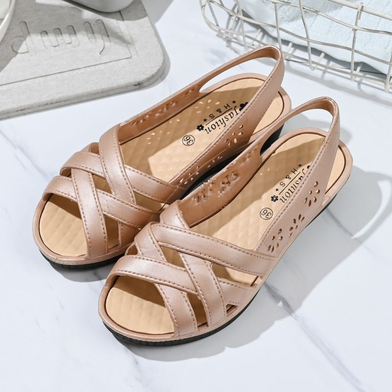 ✨😍【36-40】Nouă pereche de pantofi de vară, cu fund moale, confortabil, antiderapant și plat.