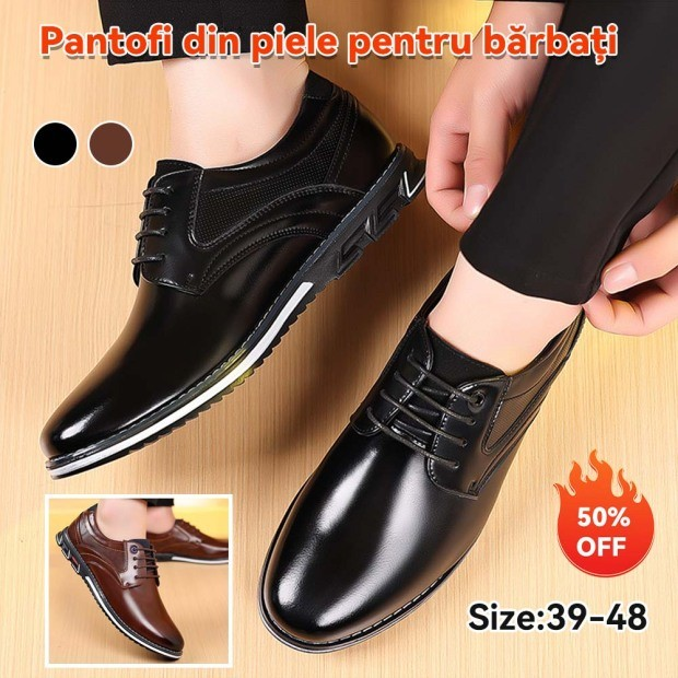 【39-44】 Pantofi casual din piele 2025 pentru bărbați