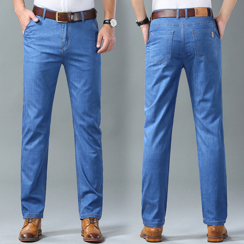 👖👖 Blugi pentru bărbați de mărime mare simpli, casual și versatili