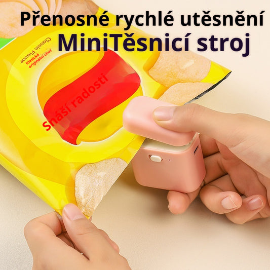 💛 Mini svářečka – Dobíjecí s konektorem typu C, uzamkněte čerstvost jedním dotykem