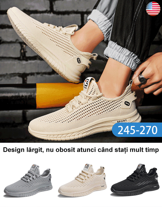 💥🔥【39-44】Pantofi sport casual anti-alunecare, cu plasă respirabilă.