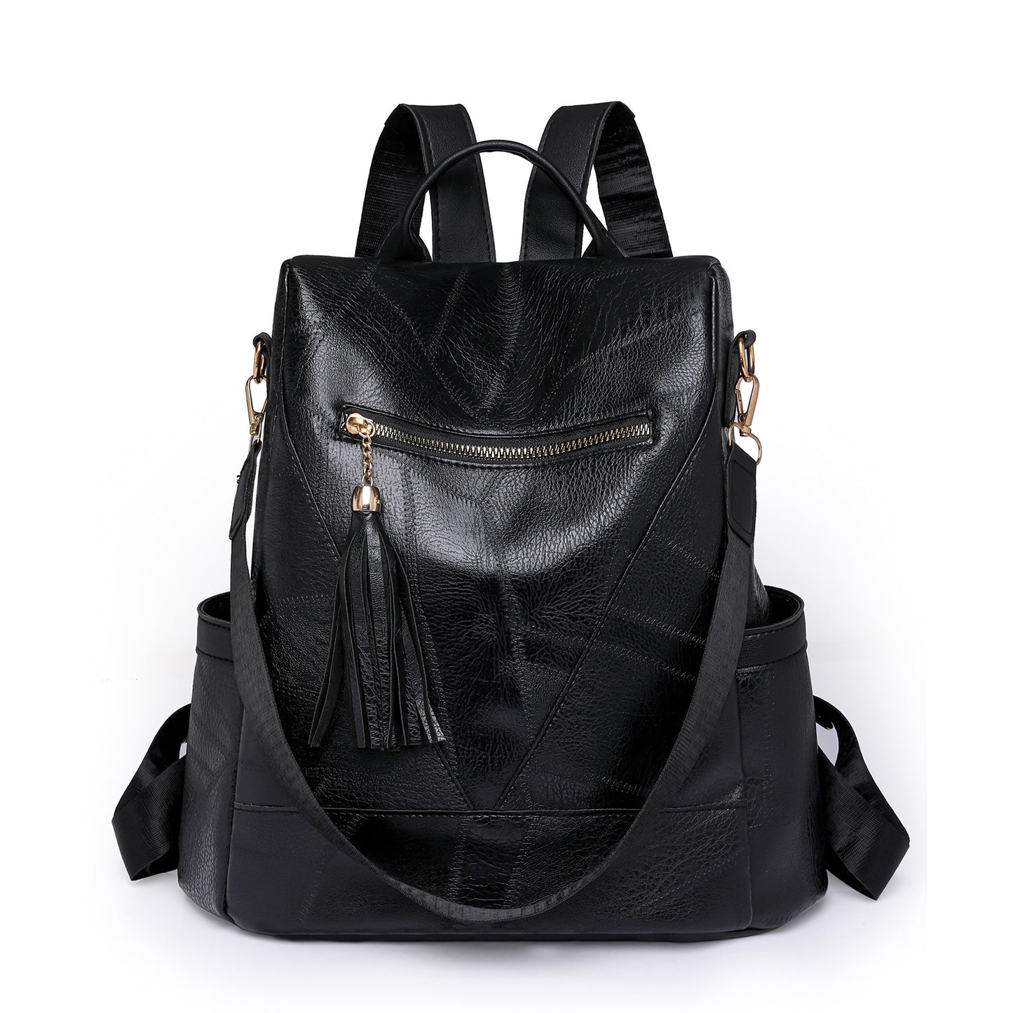 👜 Noul rucsac-geantă la modă pentru femei, din piele PU moale, cu capacitate mare.