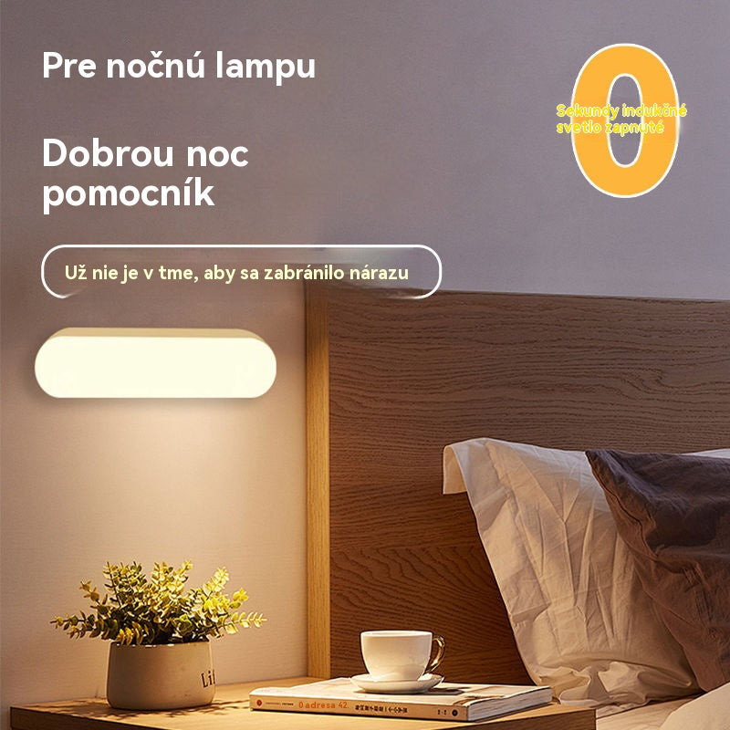🏡💡Inteligentní LED světlo se snímáním lidského těla, snadno se nabíjí a je praktické【4 kusy】