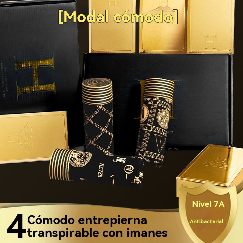 🔥【Kupte 2 a získejte 2 zdarma】🚹✅💥【40-140 kg】Pánské prodyšné spodní prádlo z ledového hedvábí, bezešvé pohodlné spodní prádlo, nadměrné velikosti, módní potisk