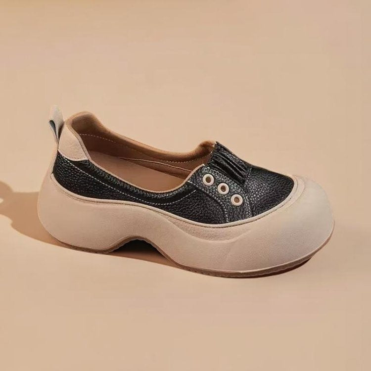 🌷【35-40】 Pantofi casual sport confortabili, cu talpă groasă, din piele, în stil nou la modă.