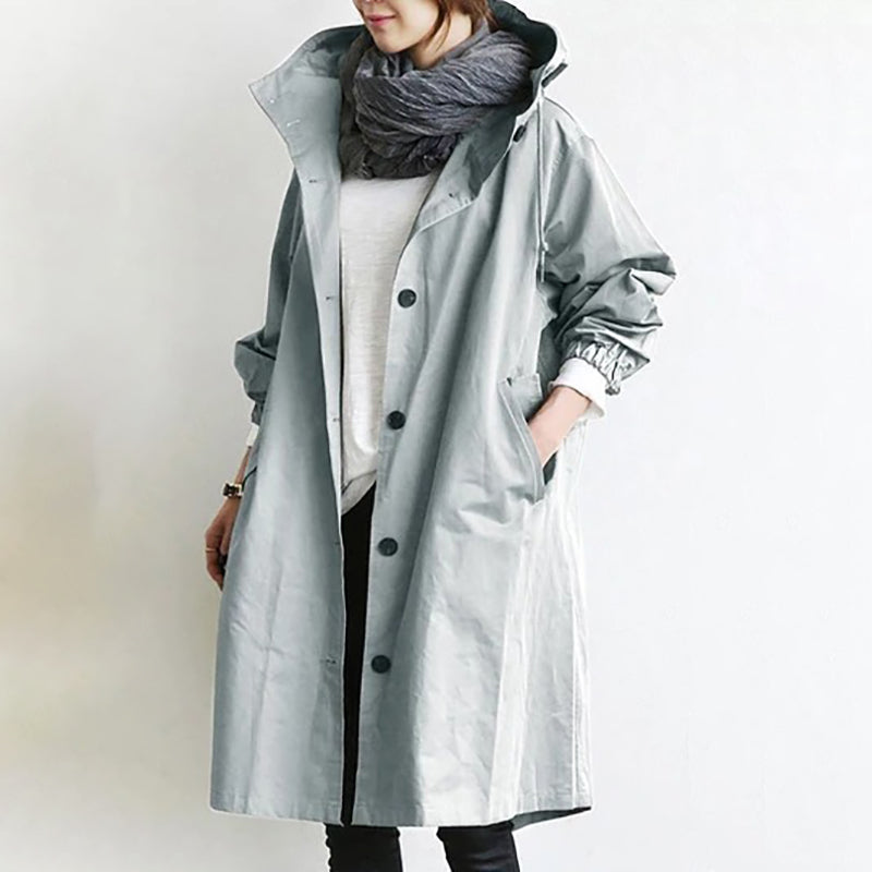🥼【S-5XL】Nova jesenska dolga plus size priložnostna vetrovka, Ženska vsakodnevna moda