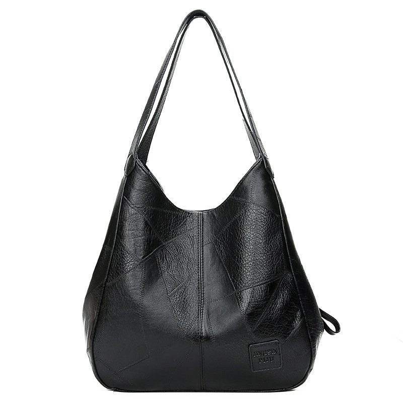 💖👜💖Geantă de umăr din piele moale, cu stil nou, capacitate mare, potrivită
