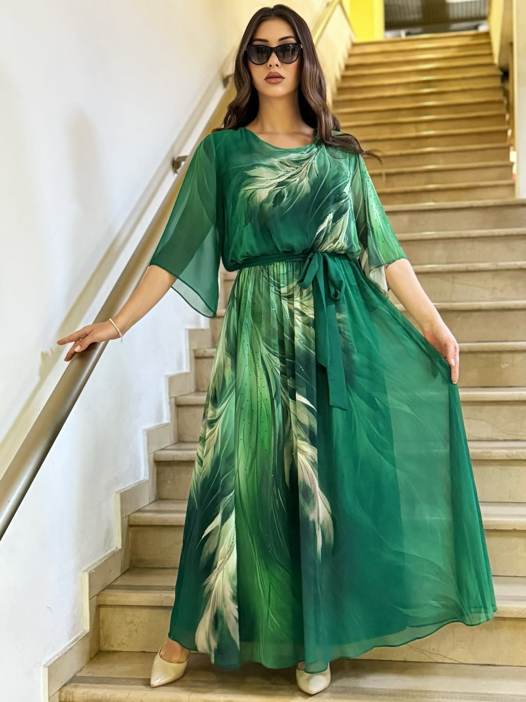 🍬❤【S-5XL】Rochie de vară din șifon de înaltă calitate.