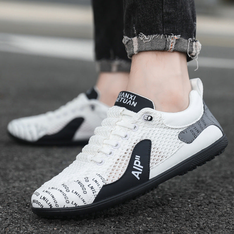 👟Pantofi sport casual respirabili pentru bărbați, din plasă, de vară nouă.