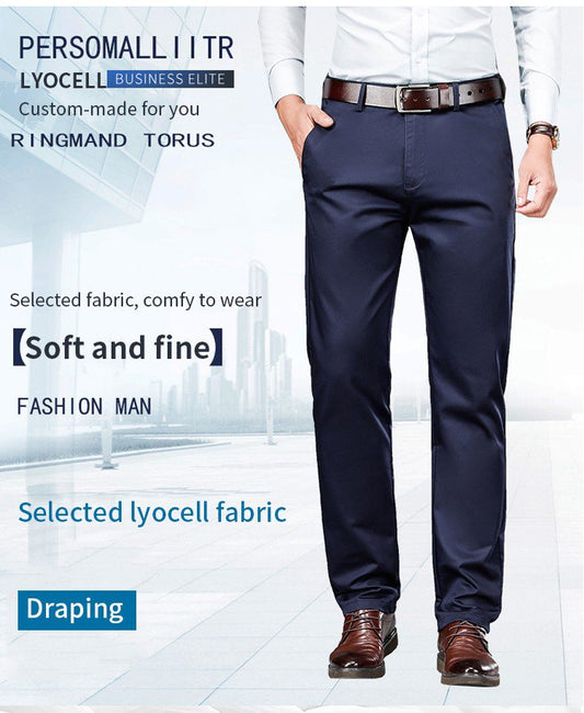 😎👖 Pantaloni casual pentru bărbați, țesătură elastică, fără pilling, confortabil de purtat!